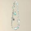 Sweet Clear Star Bead Charm Pendant Chain Phone Strap Pocket Keychain Strap Hangings Decoration for Key Bag Purse