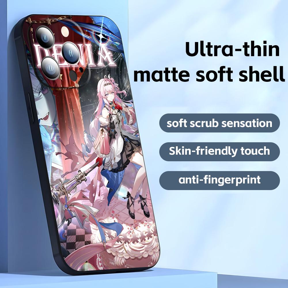 Wuthering Waves Denia Phone Case For iPhone17 16 16e 15 14 13 12 11 Plus Mini Pro Max Soft Black Shockproof Cover