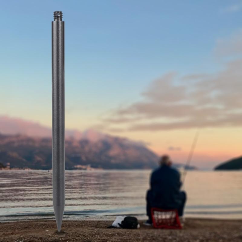 Lightweight Aluminum Tripod Base 1/4in Connecting Rod for Carbon Fiber Extension Rod Outdoor Plug-In Bracket