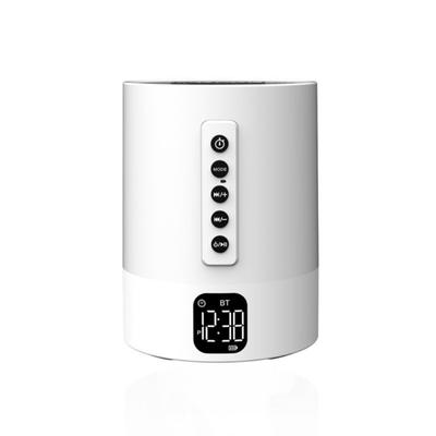 Wielofunkcyjny głośnik kompatybilny z Bluetooth, zmieniające kolor światło nocne i cyfrowy budzik, zapewniające uspokajające dźwięki
