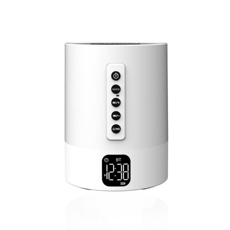 Многофункциональная Bluetooth-совместимая колонка, ночник с изменением цвета и цифровой будильник, обеспечивающие успокаивающие звуки 1