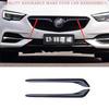 For Buick Regal 2018-2020 Carbon Fiber Front Center Mesh Grille Grill Strip Trim