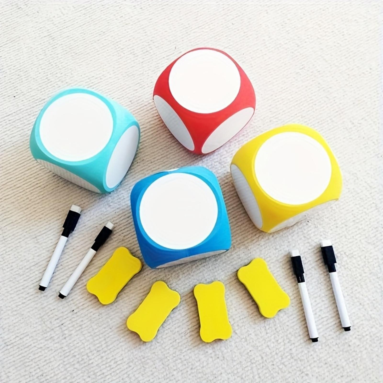 

Стираемые и многоразовые кубики для белой доски из ЭВА 10 мл One Size жёлтый