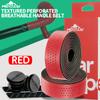 Bicycle Handlebar Tape Textured Perforated PU+EVA 3cm x 210cm Waterproof Abrasion Resistant Anti-Slip Cushioned for Road Bikes