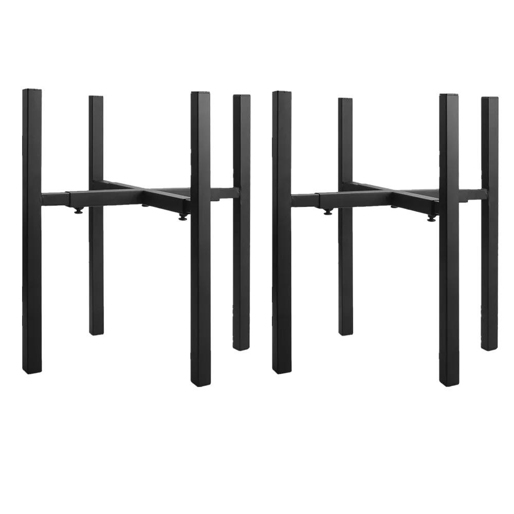 Wrought Iron Potted Stander Flower Pot Rack Durable Display Shelf Garden Flowerpot Holder Modern Balcony Home Garden Decor