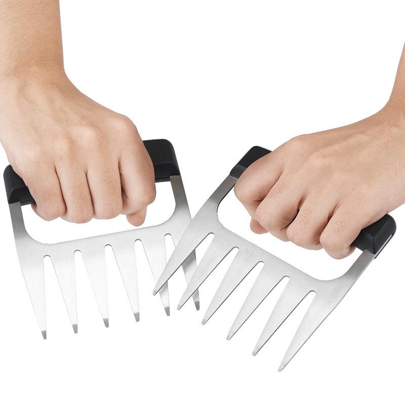 Manual Meat Shredder Fork Bear Claws BBQ Clamp Pulled Pork Roasting Tool Useful Kitchen Outdoor Picnic Accessory