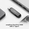 Lexar 128GB OTG Type-C USB Flash Drive 2-IN-1 USB 3.2 Type-C Dual Port U Drives Type-A 32GB 64GB 256GB U Disk Up To 130Mb/s Pen Drive for Phone and PC