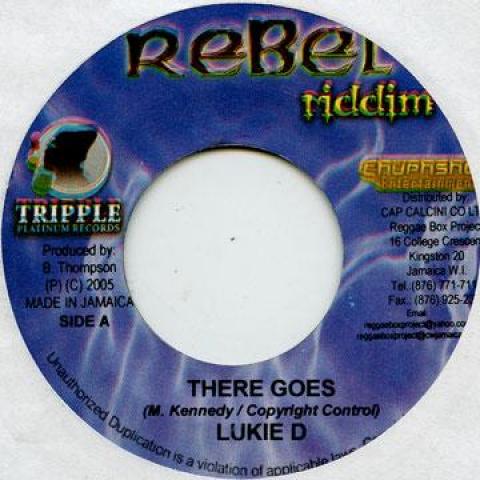 

7inch Record LUKIE D - There Goes Tripple Platinu 2005 Jamaica Reggae, Ska & Dub