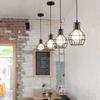 Retro Personality Restaurant Clothing Store Bar Wrought Iron Chandelier Led Creative Cafe Hot Pot Restaurant Chandelier