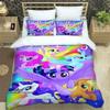 Cartone Animato My Little-P-Ponys Set Biancheria da Letto set squisito per il letto copripiumino set coperta piumino set biancheria da letto lusso regalo di compleanno
