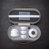 Portable Ceramic Travel Tea Set with Side Handle Pot