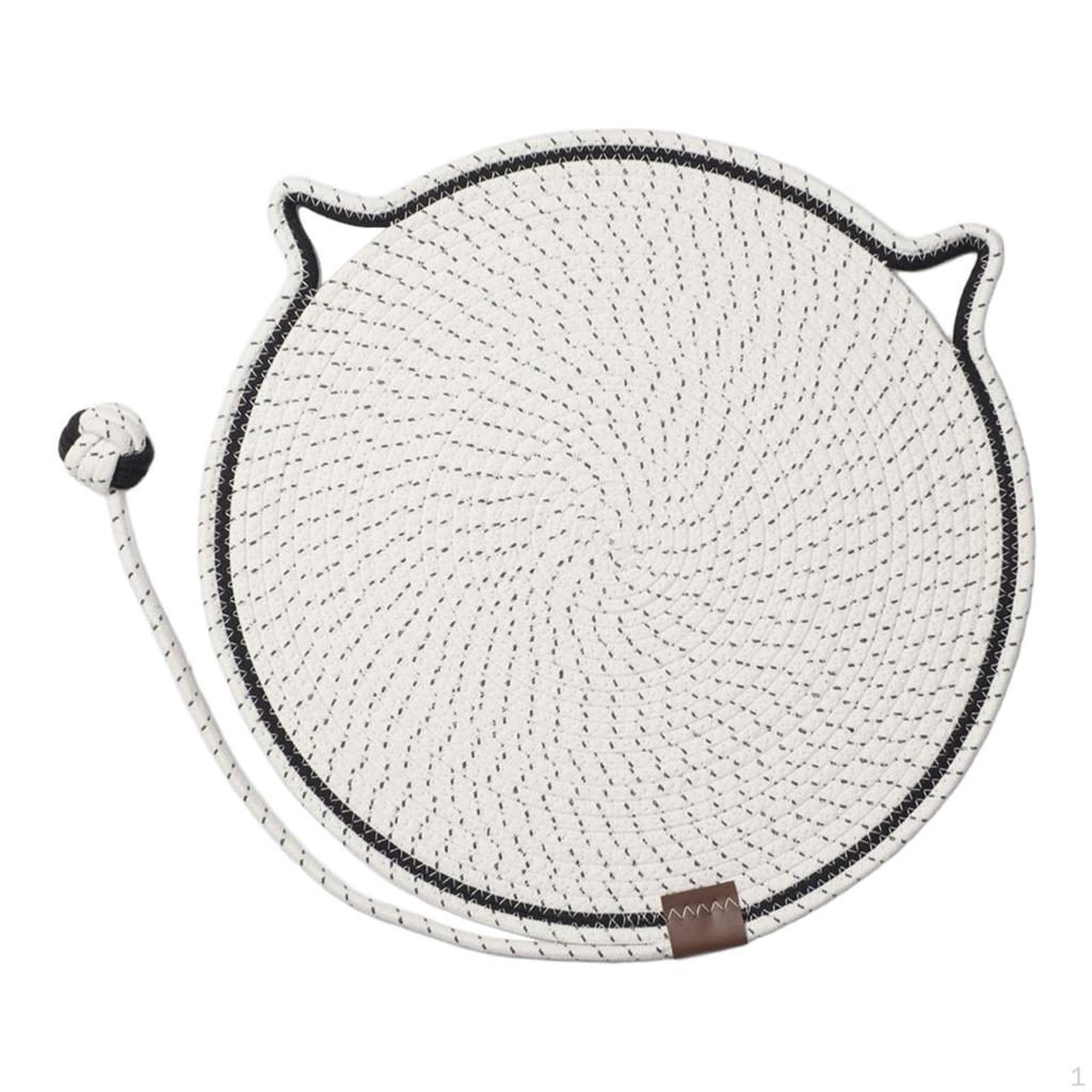 Cat Scratch Mat with Toy Ball for Indoor Play And Claw Care