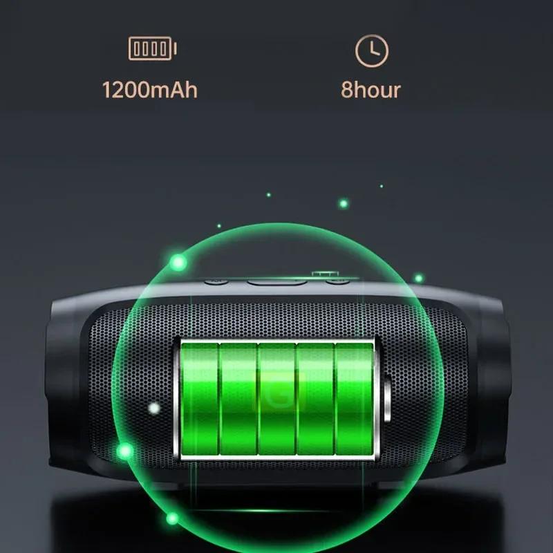Boxe Subwoofer Bluetooth Portabile de Exterior Stereo Surround Impermeabile Difuzor Puternic Cutie de Sunet Wireless Suport Radio FM Card TF