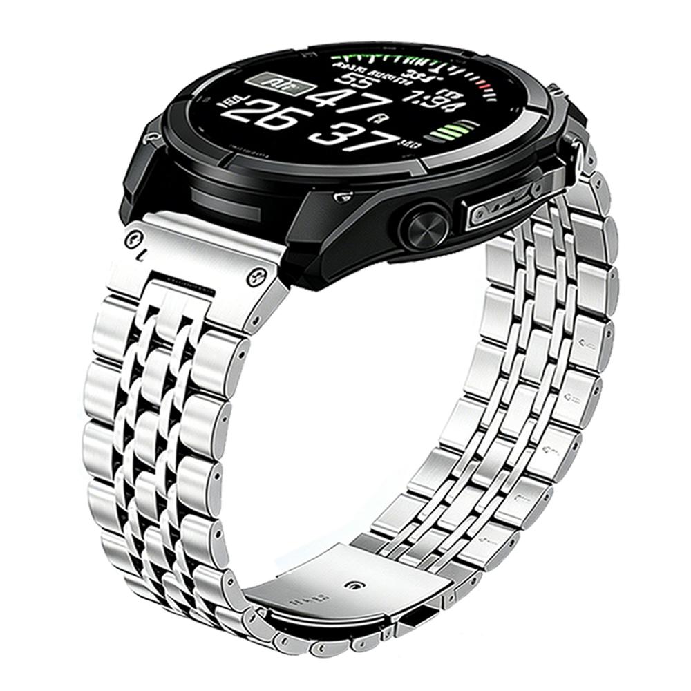 

22mm 26mm QuickFit Watch Stainless steel Strap For Garmin Fenix 8 Pro 47mm 51mm/Tactix 8 7/Instinct 3 2x/Enduro 3/965 Metal Band QuickFit 22mm серебряный