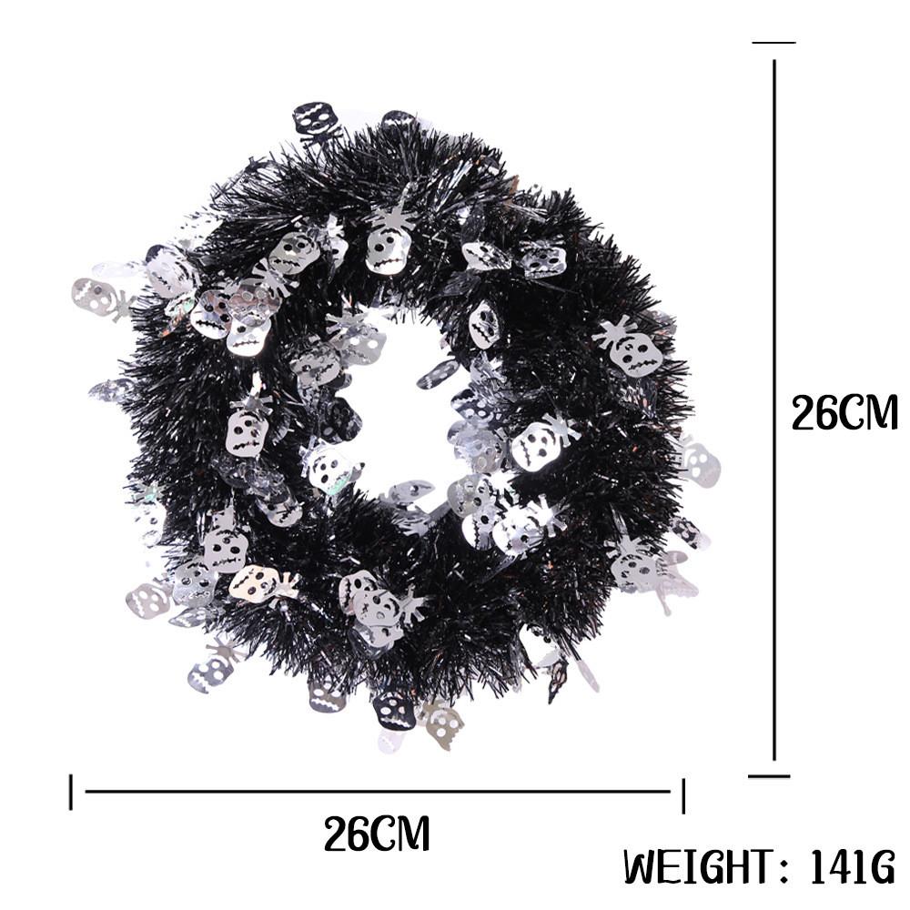 Charming Wreath Halloween With Stunning Pumpkin And Bats For Elegant Holiday Decorations