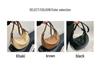 2024 Korean Style Soft PU Leather Women's Dumpling Crossbody Bag - Versatile & Fashionable
