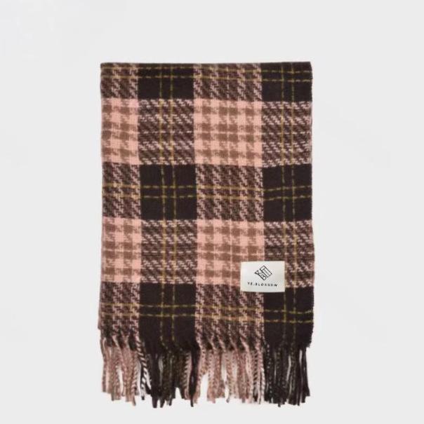 Women's European and American Style Long Fringe Mohair Scarf - Warm Autumn/Winter Shawl & Neck Warmer