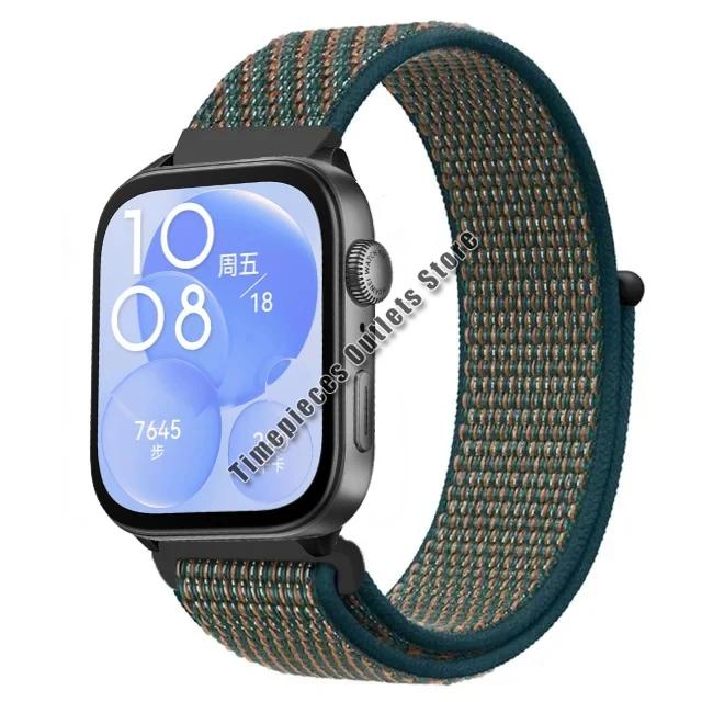 Nylon Loop Strap For Huawei Watch Fit 3 Sport Breathable Replacement Bracelet Wristband For Huawei Watch Fit 3 Belt Accessories