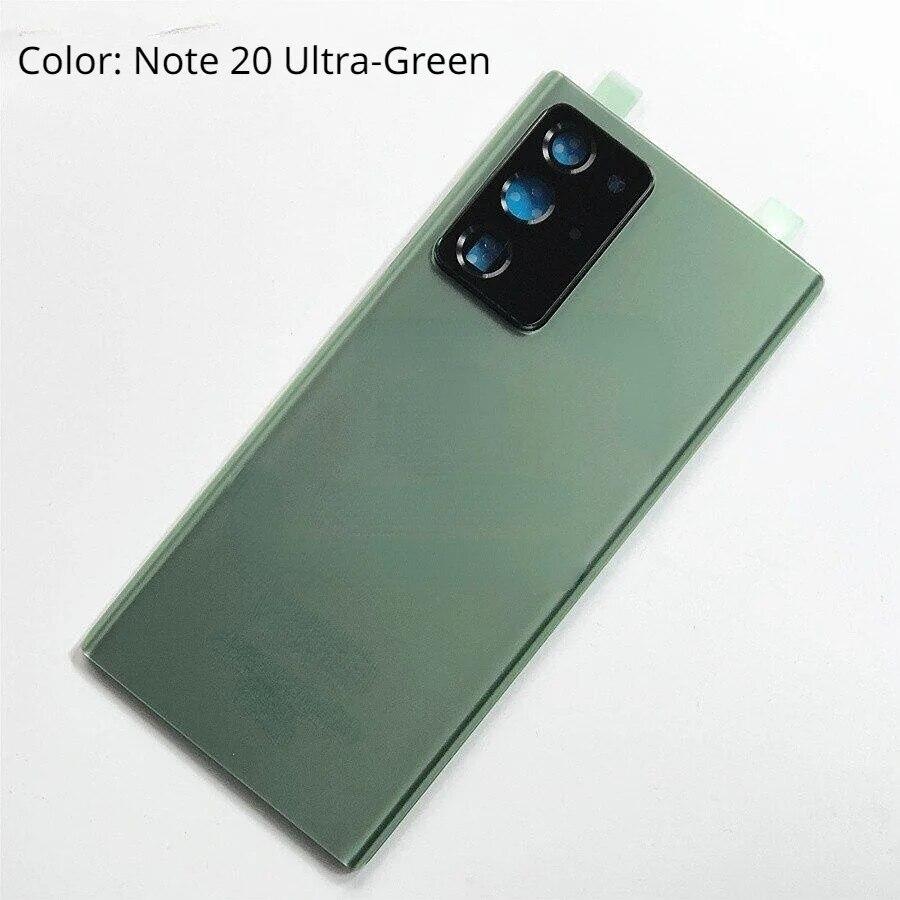 Back Glass For Samsung Galaxy Note 20 Ultra Note 20 Back Battery Cover Rear Door Housing  with Camera Lens