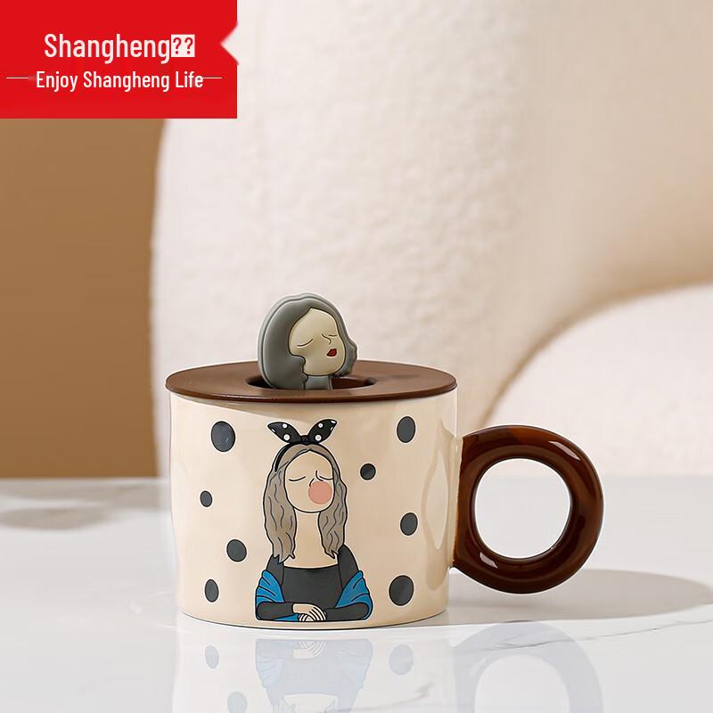 Ceramic Bow Girl Mug