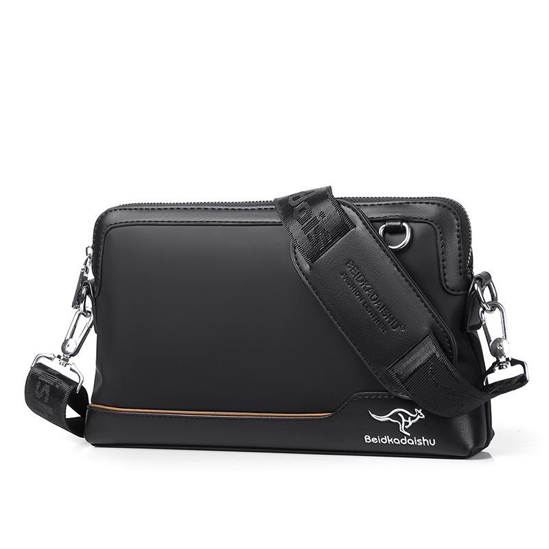 Men's Handbag New Large-capacity Casual Oblique Span Portable Oxford Cloth Small Square Bag