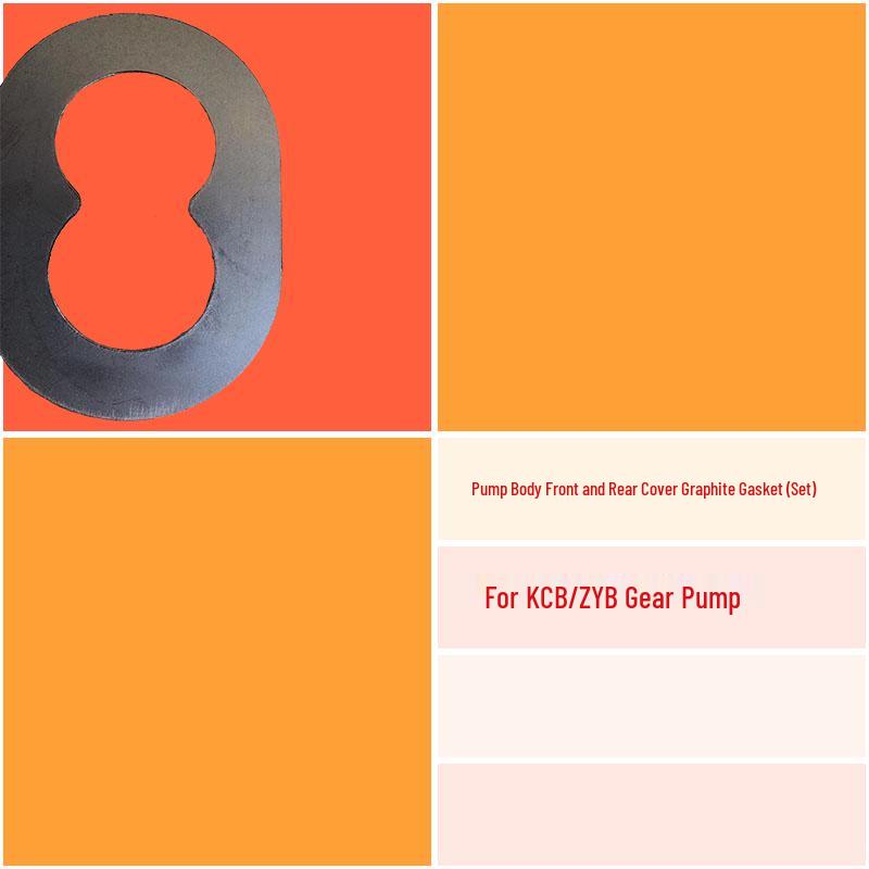 Graphite Rubber Seal Set for KCB Gear Pump (3-Pack)