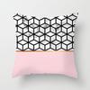 Ins Marble Geometric Print Square Pillow Cover Sofa Cushion Cover
