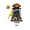 Rox Kur Ninjas Set Personalizzato Fai da Te di Mattoncini di Plastica per Bambini e Collezionisti