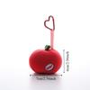 Persimmon Orange Bag Pendant Strawberry Plush Cherry Key Ring Fashion Fruit Key Chain  Children