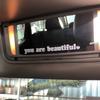 Car Stickers You Are Beautiful Interior Decoration Rear View Mirror Stickers Creative Sport Pvc Vinyl Decals