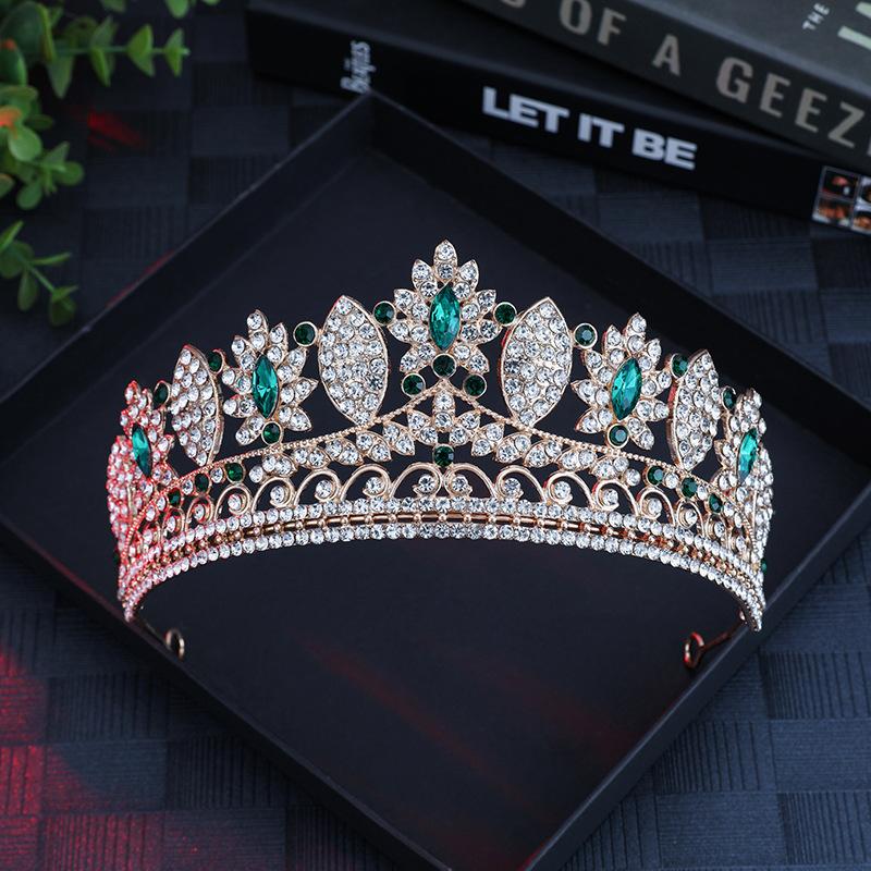 

Принцесса корона повязка на голову стразы ободок девушка церемония совершеннолетия день рождения заколка для волос высококлассный аксессуар для волос роскошный аксессуар для волос