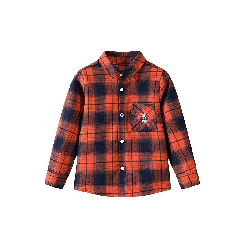 

Classic Teddy Boys Plaid Long-Sleeve Shirt 160