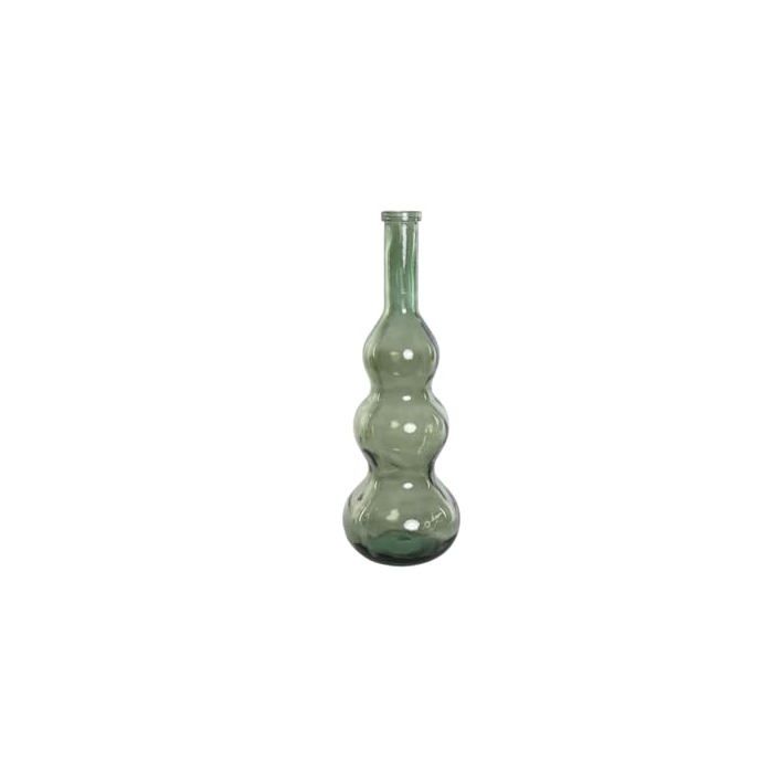 Vase en verre recyclé - Home ESPRIT - Vert - 26,5 x 26,5 x 75 cm - Cristal - Multicolore - Décoration intérieure
