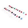 22Pcs Mini Knitting Hats Christmas Mini Knitting Doll Hats Mini Wool Hat for Christmas Ornaments DIY Art and Craft