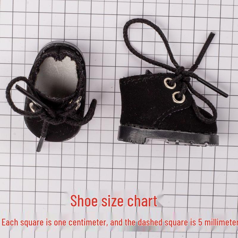 10cm Baumwollpuppenstiefel für 17cm Stoffpuppen - Macaron Trageschuhe, Spielzeugzubehör