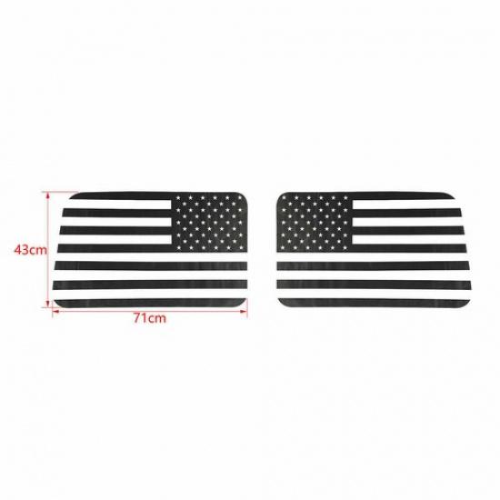 Rear Window Decal n Flag Sticker For Jeep Wrangler JL 4Dr Accessories 18+