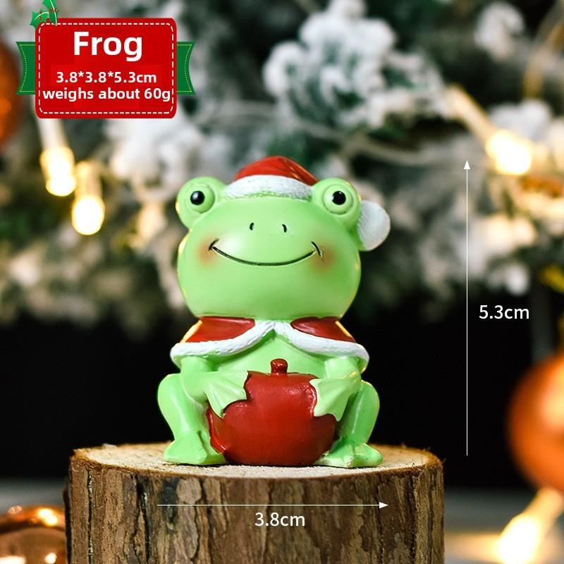 Mini Christmas Action Figure Cartoon Model Toy Decoration Doll Gift Children