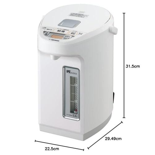 Zojirushi Electric Pot Microcomputer Boiling VE Electric Magic Bottle 3.0 Liters White Yutosei CV-WB30-WA
