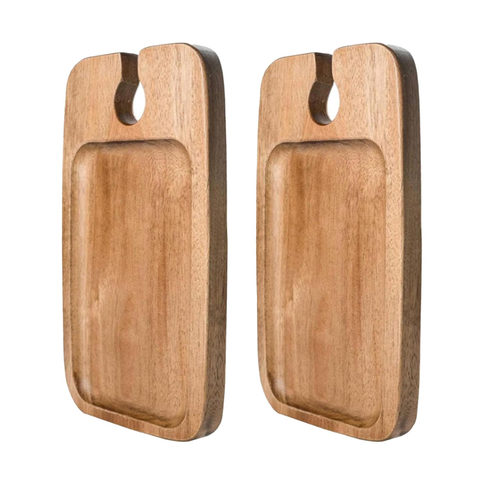 Wine Appetizer Plates, Serving Plates, Tray Plates with Wine Holder, Charcuterie
