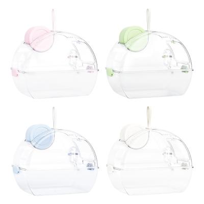Portable Hamster Carriers Bags with Water Bottle Guinea Pigs Breathable Pet Handbags Travel Case Small Animal