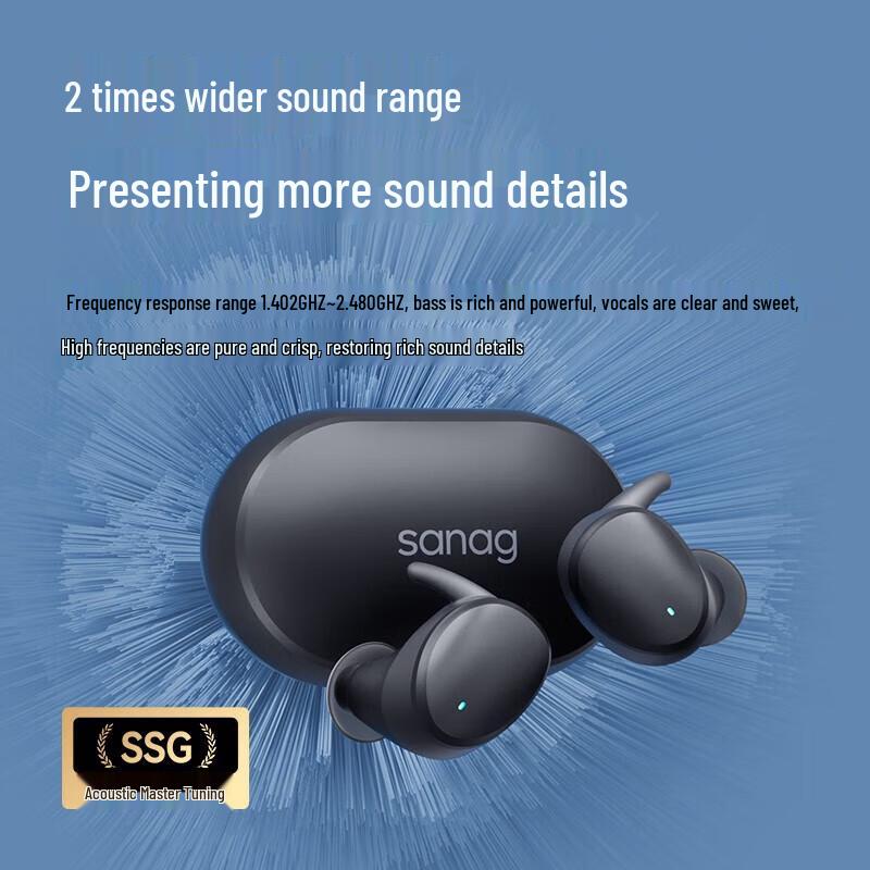 Sanag T10S Pro Echte kabellose geräuschunterdrückende Bluetooth-Ohrhörer