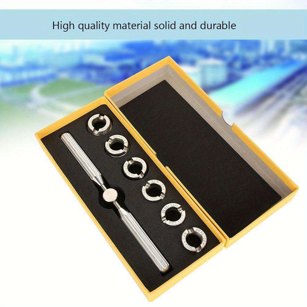 Watch Back Case Cover Opener Remover Set Watch Wrench with 6 Dies Part Watch Repairing Tools Kits Accessories for Watchmaker