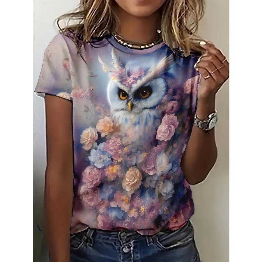 

Футболки с цифровым принтом Animal Series 3D, женские футболки с короткими рукавами, винтажные мужские футболки XXXXL