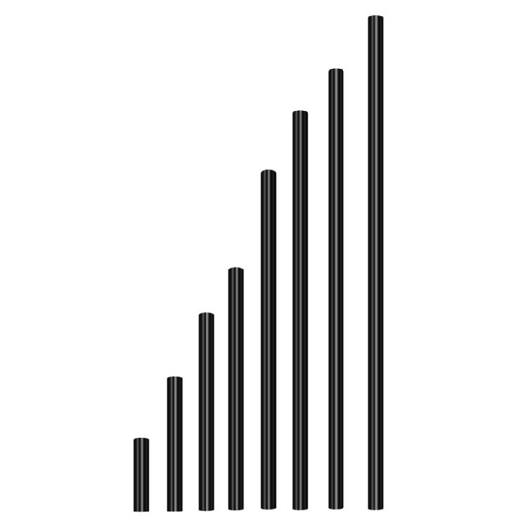 Sistema de Trilho de Câmera de Alumínio de 15mm Haste de Extensão Roscada M12x1.75 Comprimento 5-50cm Opção Para Equipamento de Estúdio DSLR