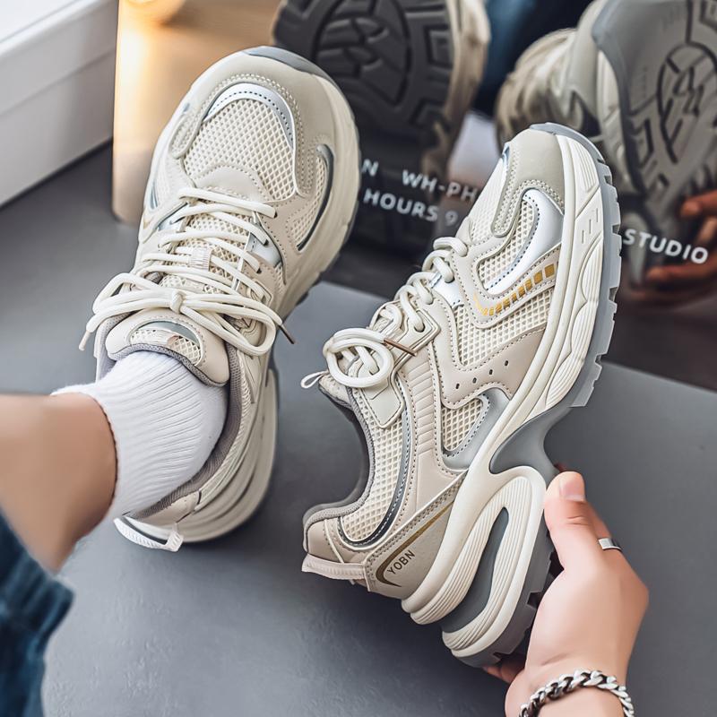 Ny Mote Herre Fire Sesonger Komfortable Sko Studenter Mannlige Gutter Trendende Myk Såle Pustende Fritids Løpesko