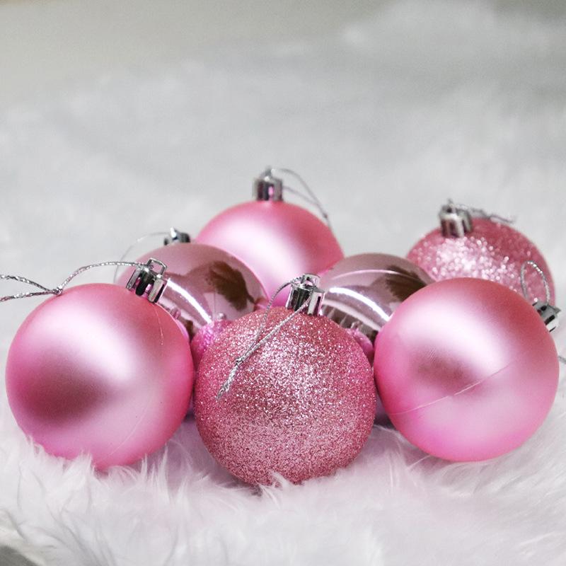Electroplated Plastic Christmas Ornaments: 3/4/5/6/8cm Ball Set for Tree