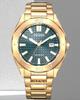 CITIZEN Eco-Drive Stainless Gold Steel Watch BM7633-81X