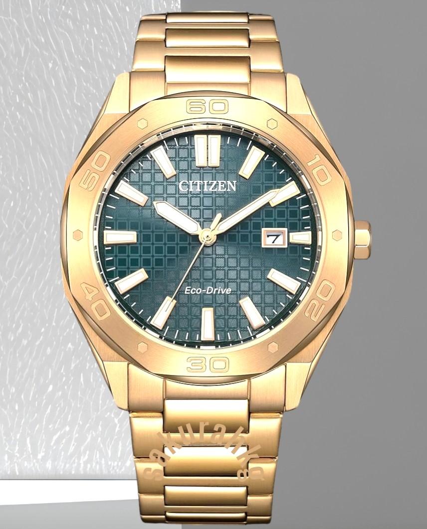 

Часы CITIZEN Eco-Drive из нержавеющей стали с золотым корпусом BM7633-81X