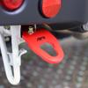 Apio Rear Tow Hook for Vehicles with Tactical 9mm Thick [R] Bumpers, [JB64, JB74] Red, 3070-40