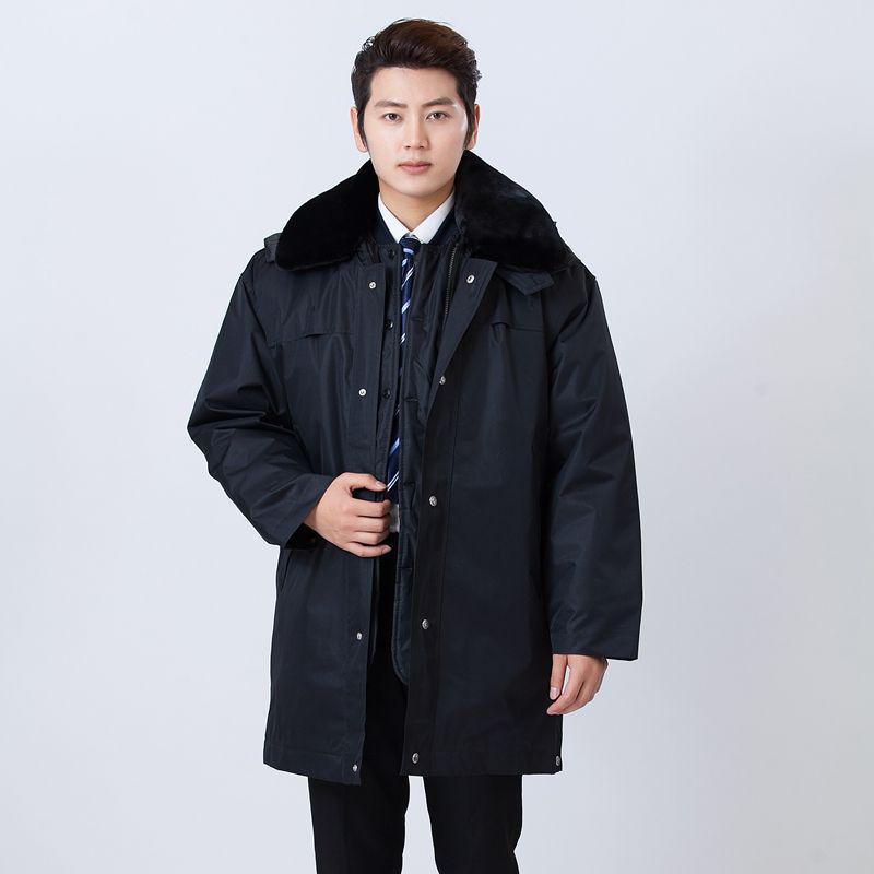 

Мужское зимнее пальто средней длины с хлопковой подкладкой - Холодостойкое, Многофункциональное пальто-униформа 175 (Suitable for 65-75 kg)